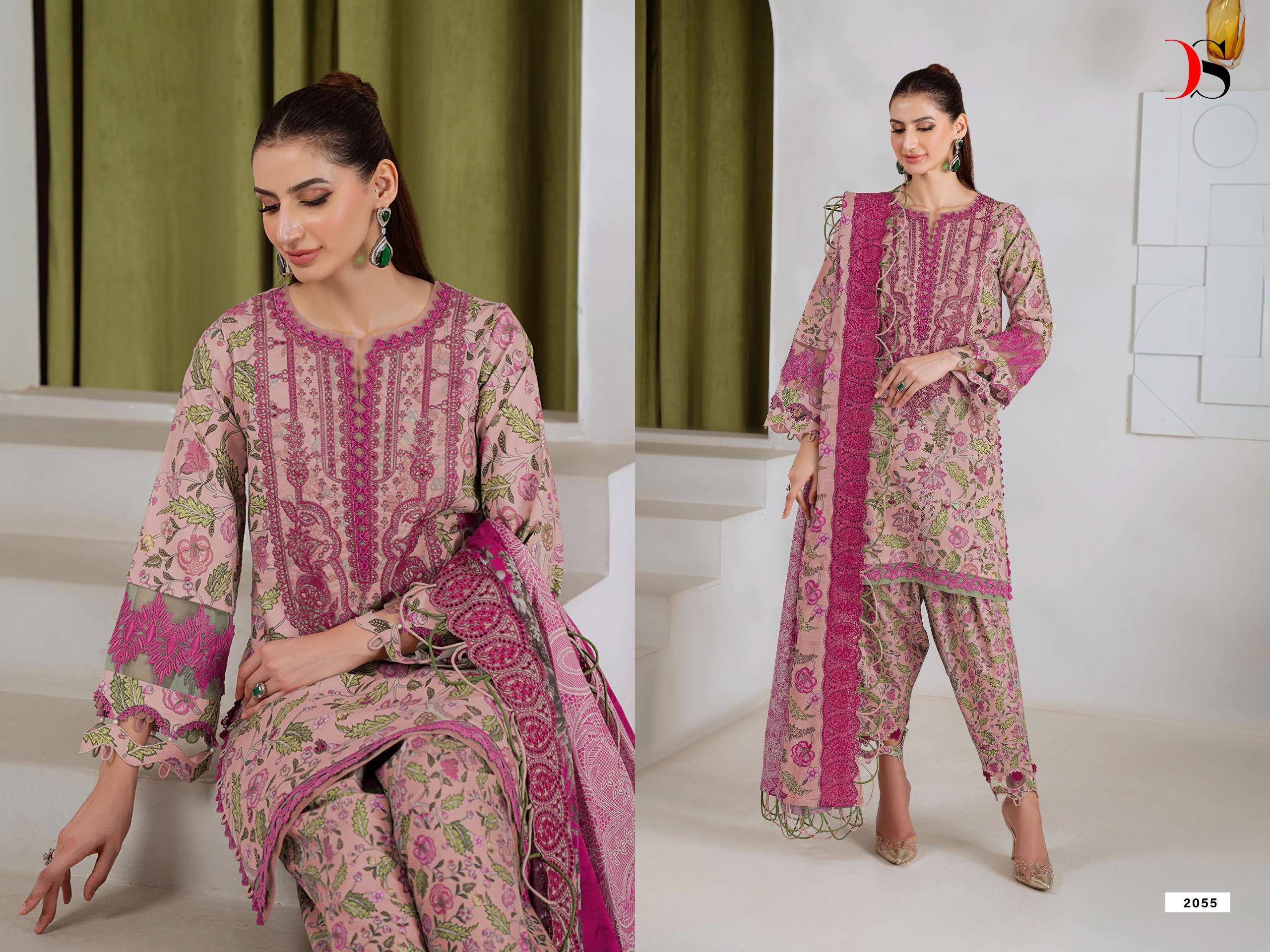 JADE BAAGH-2  by DEEPSY SUITS 2051 To 2058 Series Pakistani Stylish Beautiful Colourful Printed Pure cotton Stitched Dresses At Wholesale Price